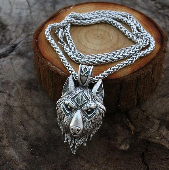 Pendentif Loup Tête de Loup