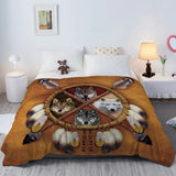 Parure de Lit Loup Animaux