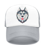 Casquette Loup <br /> Blanc Femme