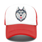 Casquette Loup <br /> Blanc Femme