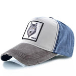 Casquette Loup <br /> Gris