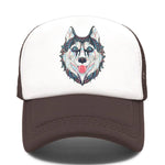 Casquette Loup <br /> Blanc Femme