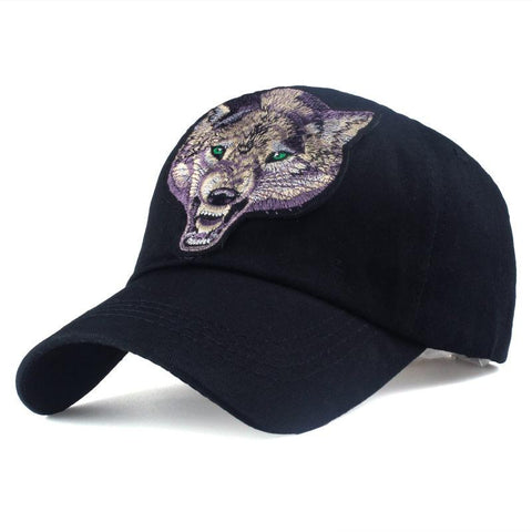 Casquette Loup <br /> Grand Logo Brodé