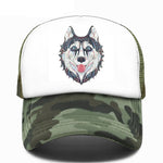 Casquette Loup <br /> Blanc Femme