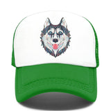 Casquette Loup <br /> Blanc Femme