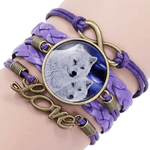 Bracelet Loup Femme