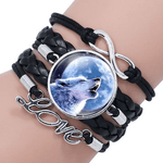 Bracelet Loup Pleine Lune