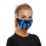 Masque Loup Bleu Femme