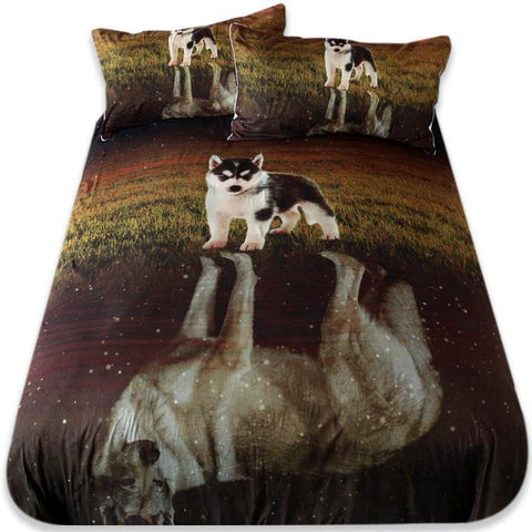 Housse de Couette Chien Loup