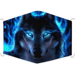 Masque Loup Bleu