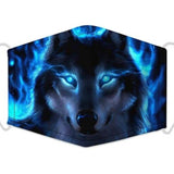 Masque Loup Bleu