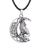 Pendentif Loup et Lune