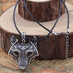 Pendentif Loup Viking Argent