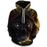 Sweat avec Tête de Loup