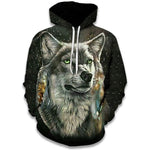 Sweat avec un Loup Dessus