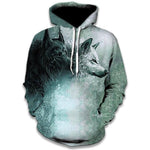 Sweat Imprimé Loup