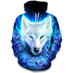 Sweat Loup Blanc