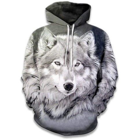 Sweat Loup Gris