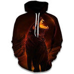 Sweat Loup Lune et Soleil
