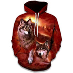 Sweat Loup Rouge