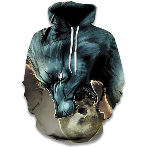 Sweat Loup Tête de Mort