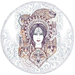 Serviette Ronde Ethnique