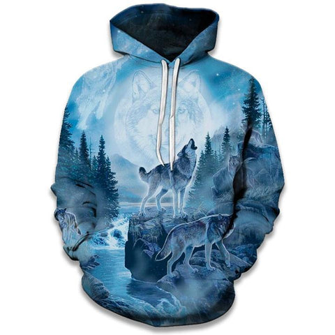 Sweat Loup Enfant Passion Loup