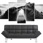 Tableau Loup Noir