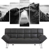 Tableau Loup Noir