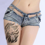 Tatouage Loup<br> Yeux Rouges