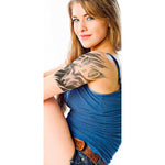 Tatouage Loup<br> Yeux Rouges