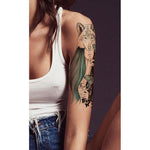 Tatouage Loup Papillon