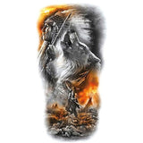 Tattoo loup indien
