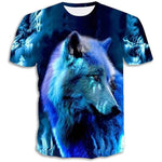 T-Shirt Loup 3D