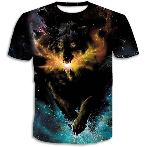 T-Shirt Loup Dragon