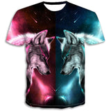 T-Shirt Duel Loup