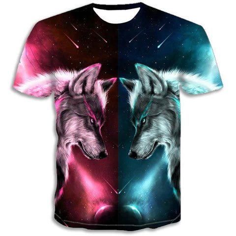 T-Shirt Duel Loup