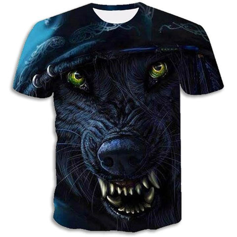 T-Shirt Loup Féroce