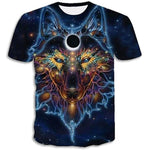 T-Shirt Loup Mandala