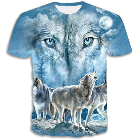 T-Shirt Loup The Mountain